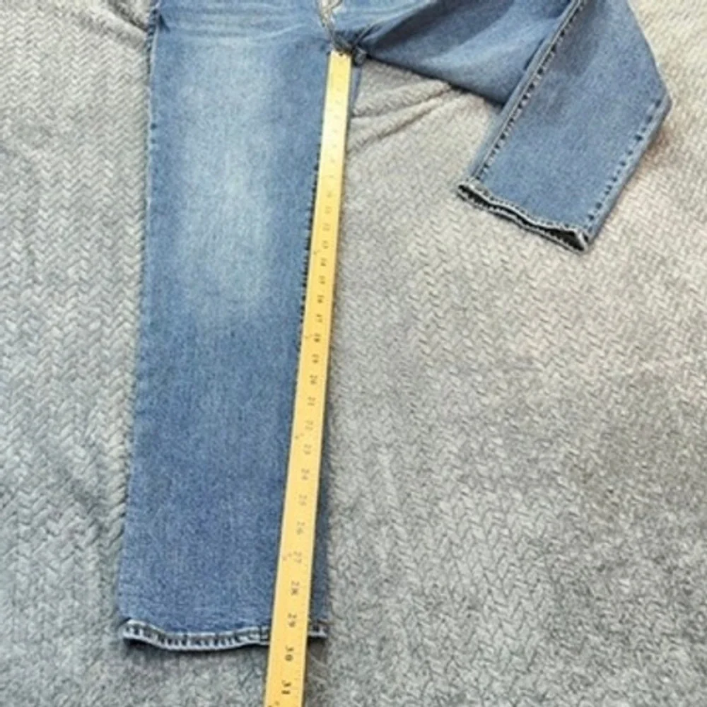 True Religion Geno Relaxed Slim Jeans‎ Size 34x29 Blue Big T Flap Denim